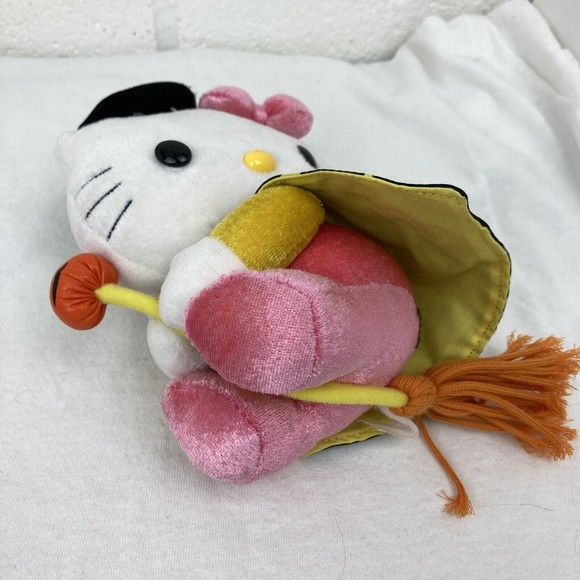 Y2K RARE Hello Kitty Witch HalloweenCollectible Plushie Stuffed Animal, Sanrio - Picture 2 of 15